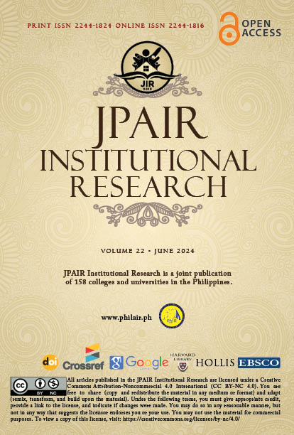 					View Vol. 22 No. 1 (2024): June
				